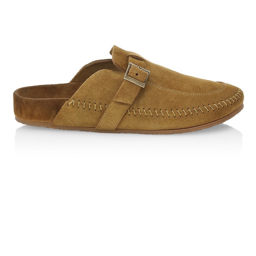 Re/Done Taupe Moccasin Clogs